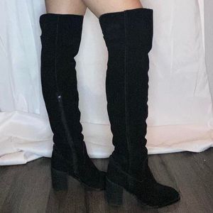 Steve Madden suede knee high boots